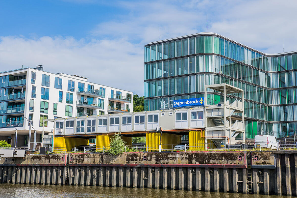Oficinas modulares para obra